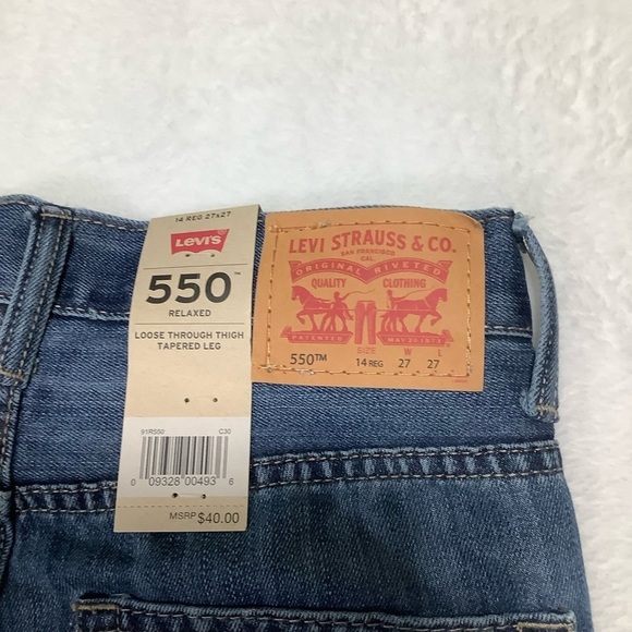 NWT Levi’s 550 Relaxed Sz 14 Regular - Picture 5 of 6